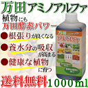 植物本来の生命力を引き出す！万田アミノアルファ　1000ml万田酵素アミノアルファ　1L　最大ポイント10倍＆2100円以上送料無料7/2　9：59まで♪