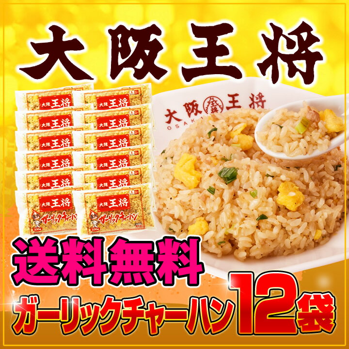 最安値挑戦/ガーリックチャーハン12袋福袋冷凍餃子...:o-ohsho:10001259