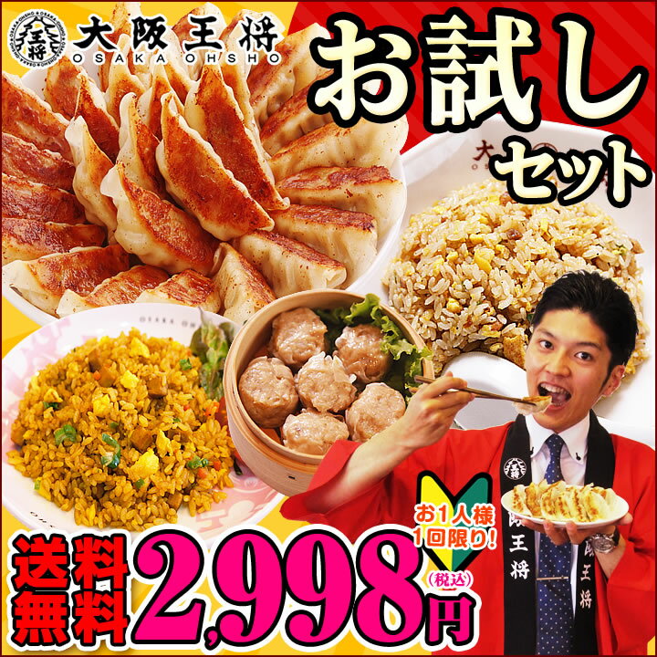 大阪王将お試しセットVer.8可能 ぎょうざ炒飯/福袋中華楽天ランキング1位お試しセット!ギョーザセット！ギフト