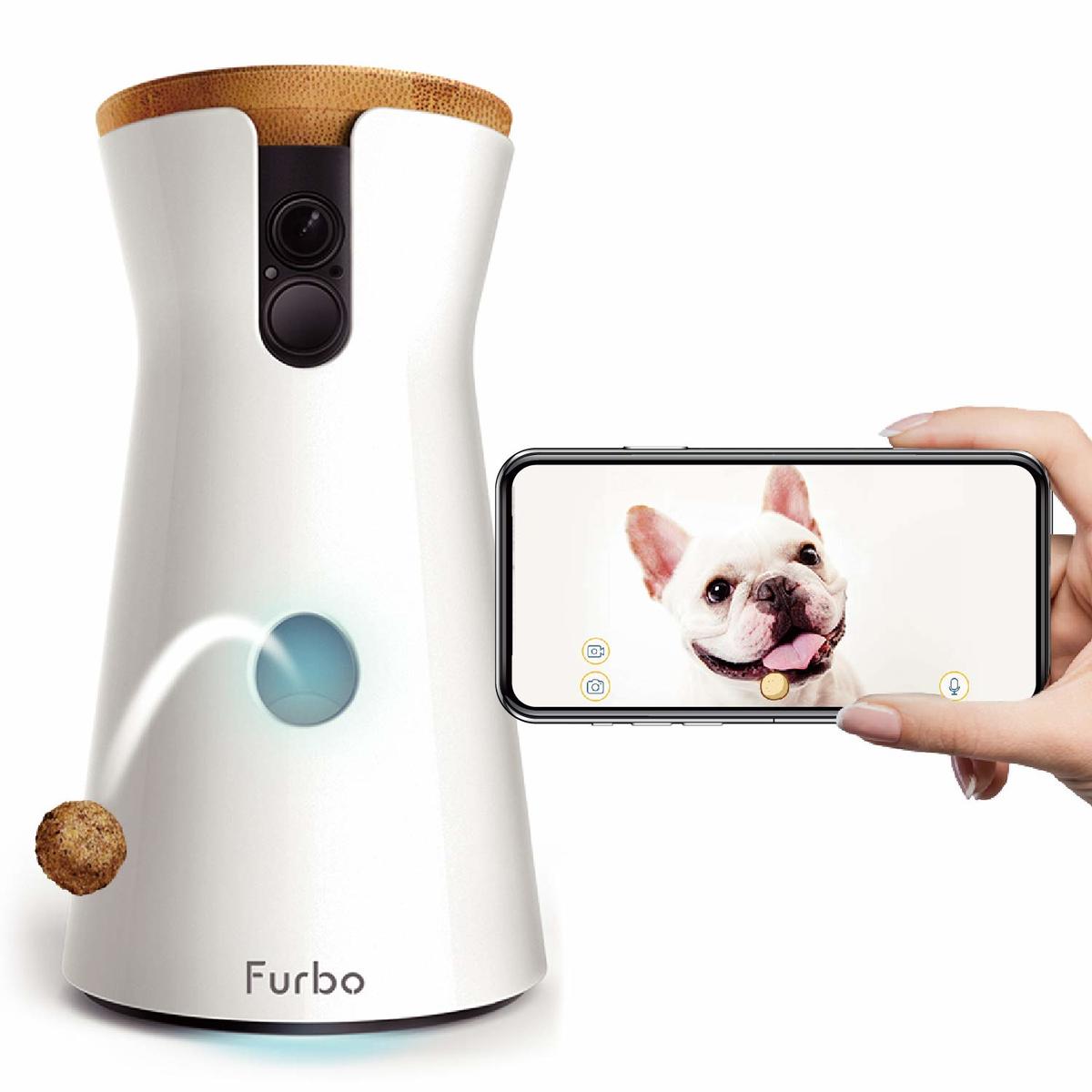 Furbo ドッグカメラ ペットカメラ 飛び出すおやつ 写真 動画 双方向会話 犬 留守番 iOS Android AI通知