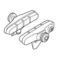 【SHIMANO ブレーキシュー】R55C+1(BR-7700)カートリッジタイププラス1mm厚ブレーキシューセッ...
