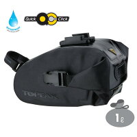 【20%OFF※】TOPEAK(トピーク) サドルバッグ ウェッジ ドライバッグ (クイック クリック) Mサイズ WEDGE DRYBAG (QUICK CLICK) SIZE M [BAG27001]【容量：1L】【防水ナイロン】の画像