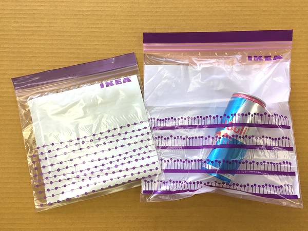 【ラスト!在庫あります!】IKEA ISTAD イケア プラスチック袋 アソート 50ピース Mサイズ ジップロック 紫 702.535.22