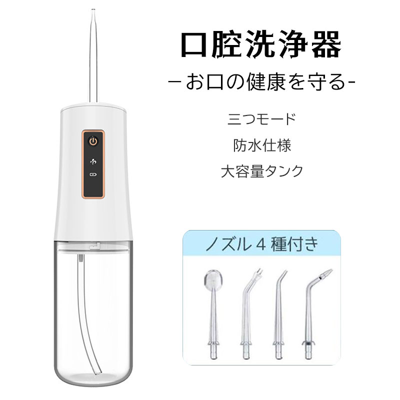 【5/16までクーポン配布中】【あす楽】<strong>口腔洗浄</strong>器 電動 歯垢除去 充電式 USB 口内洗浄機 230MLタンク <strong>口コミ</strong> <strong>携帯</strong> 歯間洗浄機 楽天倉庫発送