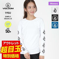 10％OFF券配布中 VOLCOM ボルコム レディース 長袖 ラッシュガード Tシャツ O0341700 ビーチ UPF50+ 水着 水陸両用 UVカット プール みずぎ 海水浴 女性用の画像