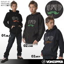VONZIPPER/ボンジッパー メンズ 長袖ジップアップパーカー{AC212-031} アウター パーカー ジップアップ men's