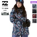 【キャッシュレス5%還元】 BILLABONG ビラボン レディース スノーボードウェア ジャケット AH01L-755 スノージャケット スノーウェア スノボウェア ウエア スキーウェア 上 女性用