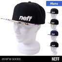 店内全品10倍 NEFF/ネフ メンズ キャップ帽子 NF0103 ぼうし フラットバイザー 平つば サイズ調節可 スナップバック