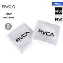 5%OFF券配布中 RVCA/ルーカ メンズ リストバンド 左右2点セット AI041-M91 スポーツ 運動 ジム アクセサリー おしゃれ 人気 男性用