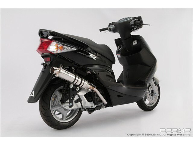 シグナスX Fi(台湾モデル)：2009〜(LPR-SE461(RKR-SE462) マフラー BEAMS ビームス R-EVO ステンレス B226-53-008