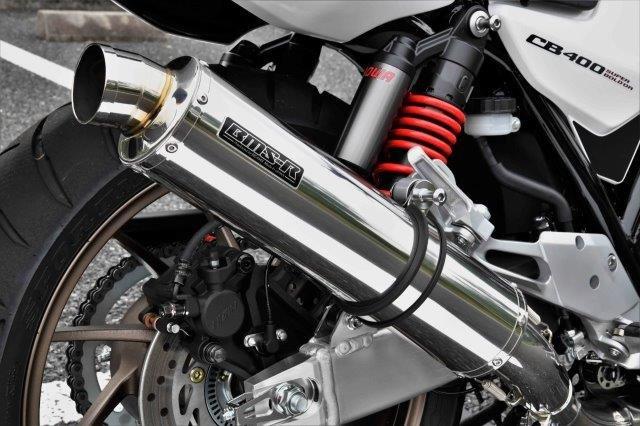【抽選で最大100％ポイントバック】BEAMS ビームス R-EVO スリップオン ステンレスサイレンサー 政府認証 車種：HONDA CB400SB/SF 2BL-NC4 G184-53-P6J
