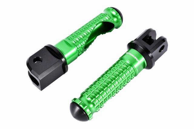 【抽選で最大100％ポイントバック】SPEEDRA スピードラ ステップ スタンダード BK/GN AFPS215GN YAMAHA YZF-R25/YZF-R3/MT-25/MT-03