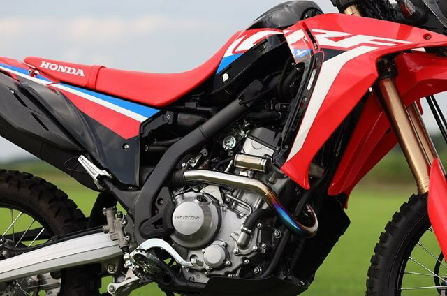 Sptadao SP忠男 HONDA CRF250RALLY( 21 ) POWER BOX パイプ チタンブルー CR2-PB-31