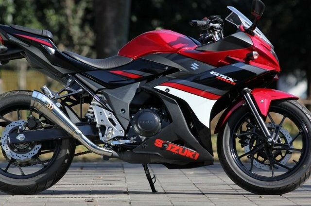 【抽選で最大100％ポイントバック】 Sptadao SP忠男 SUZUKI GSXR250 POWER BOX メガホン マフラー GS2-PB-01
