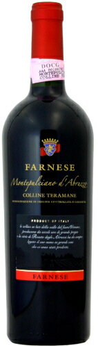 モンテプルチャーノ・ダブルッツオ・コッリーネ・テラマーネ(赤）重口2005年"イタリア産”ファルネーゼのワイン”
