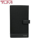 TUMI トラベルウォレット トゥミ 長財布 本革 レザー バリスティックナイロン パスポートケース 旅行 出張 オーガナイザー 男女兼用 ブラック 黒