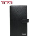 TUMI トラベルウォレット トゥミ 長財布 本革 レザー パスポートケース 旅行 出張 オーガナイザー 男女兼用 17579 エンボス ブラック