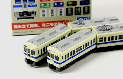 Bトレインショーティー5000形通勤車小田急電鉄オリジナル商品。2004年に販売されたシリーズ第2弾の5000形が7年ぶりに復刻です。2600形も作れます。