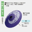 和紙日傘 舞傘 踊り傘 紙箱付2本継ぎ ...