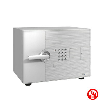 【設置無料】【ダブルロック(テンキー錠+シリンダー錠】小型 耐火金庫 トレー1枚 オシャレ シルバー/DFS1-E 業務用 家庭用 事務所 オフィス 店舗 鍵 A4対応 防災 おしゃれ D-FACE テンキー式 プッシュ式