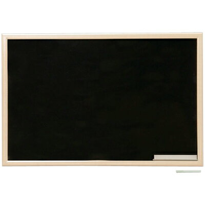 ウッドブラックボード 黒板 壁掛け 軽量 900×600mm マーカー付属 ペントレー付属…...:office-com:10007629