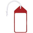 共栄プラスチック ネームタッグ旅行名札 C-80-5-R レッド(10セット)