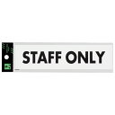 光 アクリルマット板サイン STAFF ONLY 4977720028538(10セット)