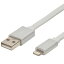ナカバヤシ NAKABAYASHI ライトニングケーブル フラット Apple認証 0.5m シルバー LNC-F05SL