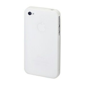 サンワサプライ シリコンケース(iPhone4S用、クリア） PDA-IPH40CL