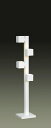 LED照明 フロアスタンド型 F3181LE-W 【 CUBE-LED キューブ 】 【 LED電球 E17 3.7W×4 電球色 】 【 MDF 白色 】 【 H1300×W□250 】 【 フットスイッチタイプ 】 【 省エネ 】 dcs デザイン照明