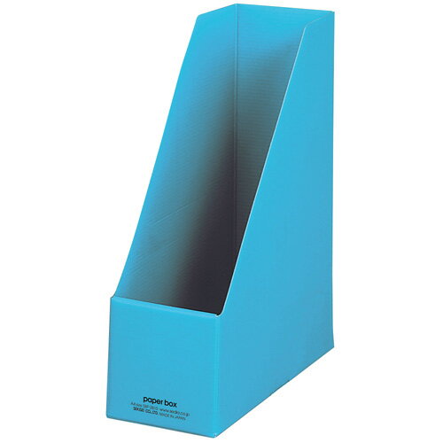 【セキセイ】 アイム　ペーパーボックス　A4タテ　ライトブルー SBF-2810-11 【ボックスファイル】 【ボックス型ファイル】の写真