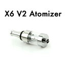ドリップチップx6専用V2タンク ストレートドリップチップ アトマイザー 2.4Ω ドリップチップ【20P23Apr16】