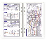 レイメイ藤井　ダ・ヴィンチ　リフィル聖書サイズ　情報全国地下鉄路線図 DR352【Aug08P3】手帳・ダイヤリーフェア開催中。
