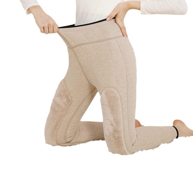 パンツ レディース 防寒パンツ 裏起毛 あったか 暖パン 高腰 婦人 極暖 厚手 3層構造 ポリエステル 無地 2XL 3XL 4XL 5XL 6XL