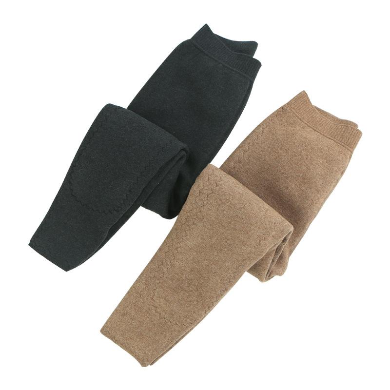 パンツ 男女兼用 秋冬 極厚裏ボア 防寒保温 九分丈 カシミヤタッチ スリムフィット レギンス お腹すっぽり 部屋着 ルームウェア 暖か 伸縮性抜群