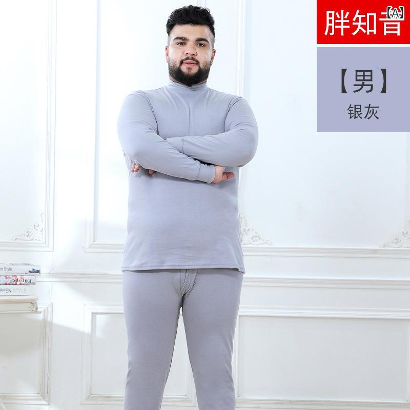 インナー 上下セット 男性用 女性用 高齢者向け コットン100% 長袖 高 Tallサイズ 肌着 保温 厚手 秋冬 シルバーグレー ダークグレー ライトグレー レッド 鉄グレー ライトグリーン ローズ/ピンク ローズレッド 大紅 ブラック
