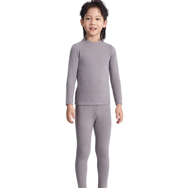 子供用あったかインナー キッズ 男の子 女の子 長袖インナー あったか肌着 上下セット ニット 厚手 静電気防止 部屋着 ルームウェア