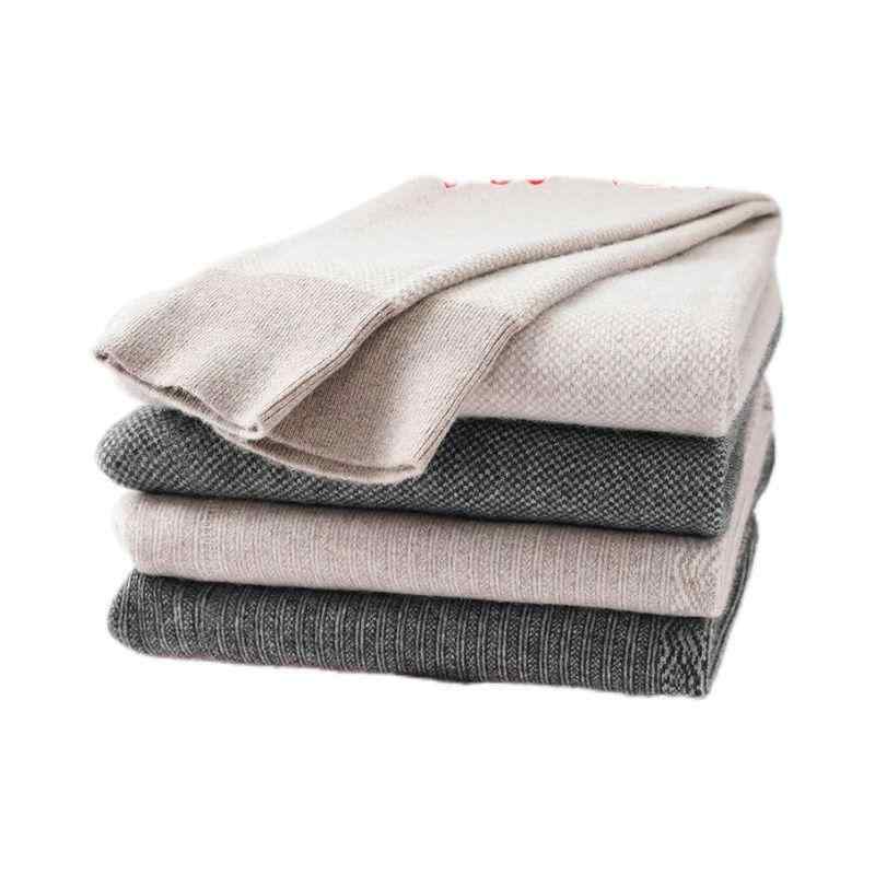 パンツ 男女兼用 高腰 羊毛 カシミヤ混 レギンス あったか インナー 秋冬 波ドット柄 伸縮性 防寒