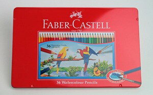 FABER-CASTELL（ファーバーカステル）　水彩色鉛筆　36色セット　TFC-WCP…...:officeone:10003844