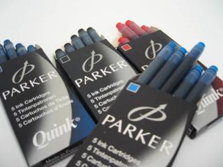 PARKER パーカー　クインク・カートリッジインク　（5本入） （500）
