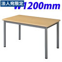 タック ミーティングテーブル W1200×D900(ナチュラル) TL1290-NN 『返品不可』『代引不可』『送料無料(一部地域除く)』