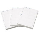 カラーレーザー&カラーコピー用 名刺カード クリアカット 10面 両面印刷用 A4 300枚入 【コクヨKOKUYO】CビTP-LBP-VC15X3【NB】