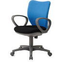 アイリスチトセ事務用イス BIT-X45L1 肘付背ブル-座ブラック【メーカー直送商品】【代金引換不可】