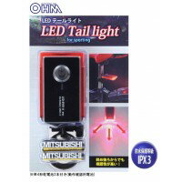 （同梱不可）OHM　LEDテールライト　LED-BYR1-K　07-7707の画像