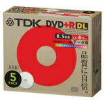 【TDK】DVD＋R DL ＜8.5GB＞ D+R85PWB5S 5枚　