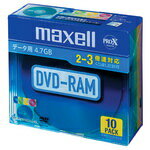 【日立マクセル】DVD−RAM DRM47MIXB.S1P10SA 10枚