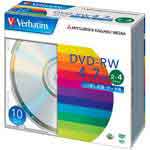 【三菱化学】DVD−RW ＜4.7GB＞ DHW47Y10V1 10枚