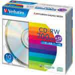 【三菱化学】CD−RW ＜700MB＞ SW80EU10V1 10枚