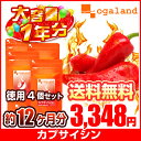 お徳用カプサイシン(4個セット・約1年分)◆1年分◆ 送料無料 オーガランド 2017 福袋も サプリ サプリメント 唐辛子 ダイエット サプリ 大容量 福袋