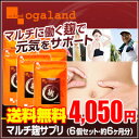 【送料無料】〓【.マルチ麹サプリ】〓(6個セット・約6ヶ月分)200mg×60粒×6個■送料無料こうじ サプリ サプリメント オーガランド 発酵食品 生姜麹、紅麹、多穀麹